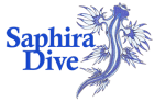 Saphira Dive con un dragon azul de mar. Expertos en cursos de buceo para todos los niveles y edades